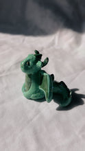 Load image into Gallery viewer, Little Sage Dragon figurine

