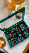 Load image into Gallery viewer, Green Mushroom Jewelry Storage Box
