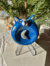Load image into Gallery viewer, Blue Arctic Fox Fidget Stone
