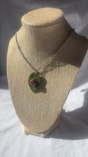 Load image into Gallery viewer, Ladybug on Leaf Necklace
