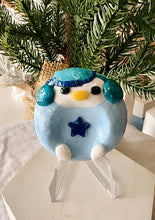 Load image into Gallery viewer, Blue Penguin Fidget Stone
