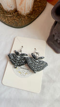 Load image into Gallery viewer, Death Moth Earrings
