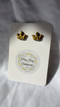 Load image into Gallery viewer, Crown Stud Earrings
