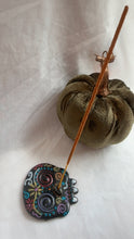 Load image into Gallery viewer, Colorful Skull Incense Holder
