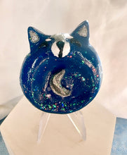 Load image into Gallery viewer, Blue Arctic Fox Fidget Stone
