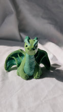 Load image into Gallery viewer, Green Sage Dragon figurine
