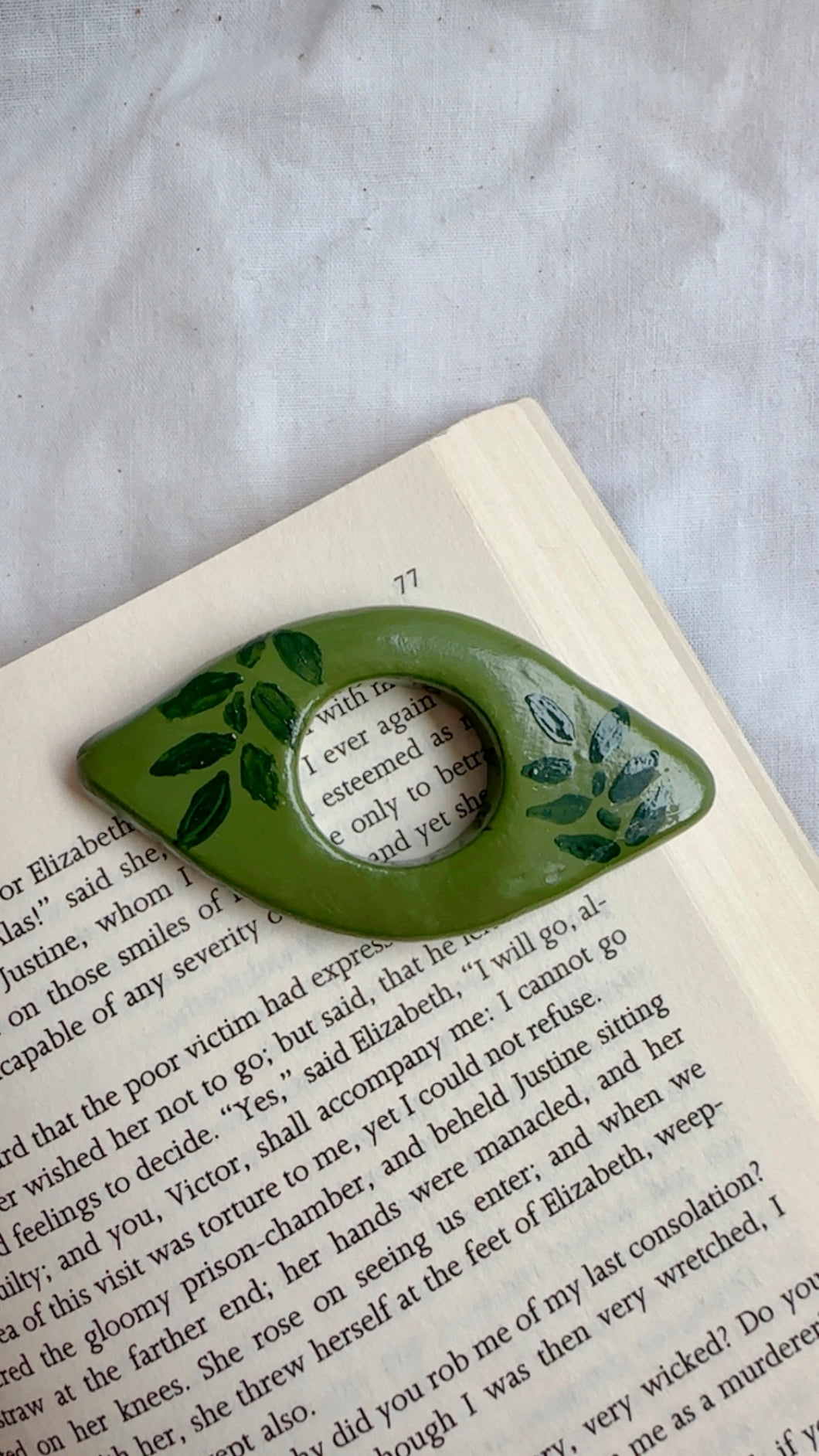 Green Leaf Book Opener
