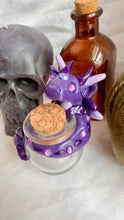 Load image into Gallery viewer, Purple Dragon figurine Potion Bottle
