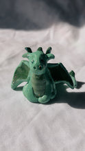 Load image into Gallery viewer, Little Sage Dragon figurine
