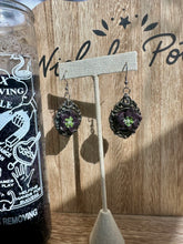 Load image into Gallery viewer, Hellebore Flower Frame Earrings
