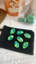 Load image into Gallery viewer, Elder Futhark Green Clay Runes
