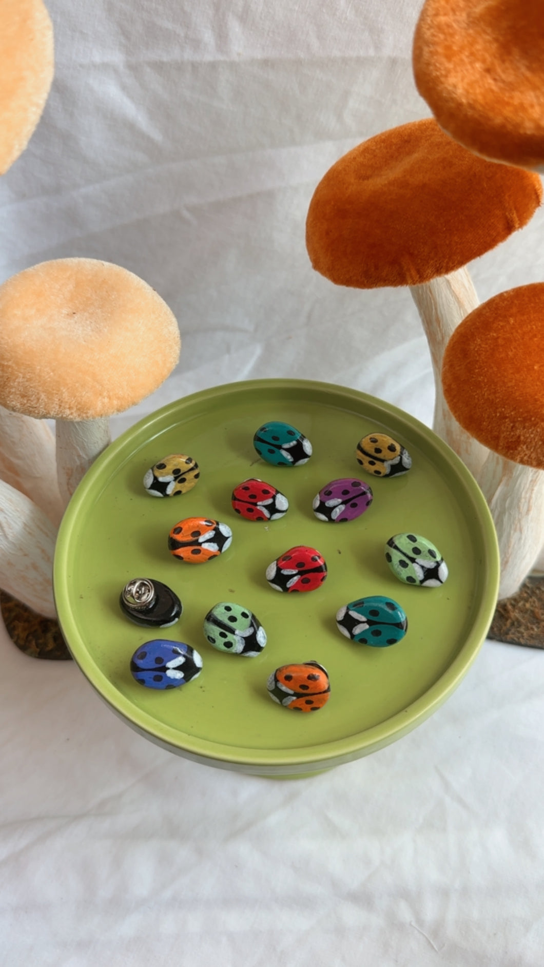Lady Bug Pins