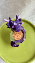 Load image into Gallery viewer, Purple Dragon figurine Potion Bottle
