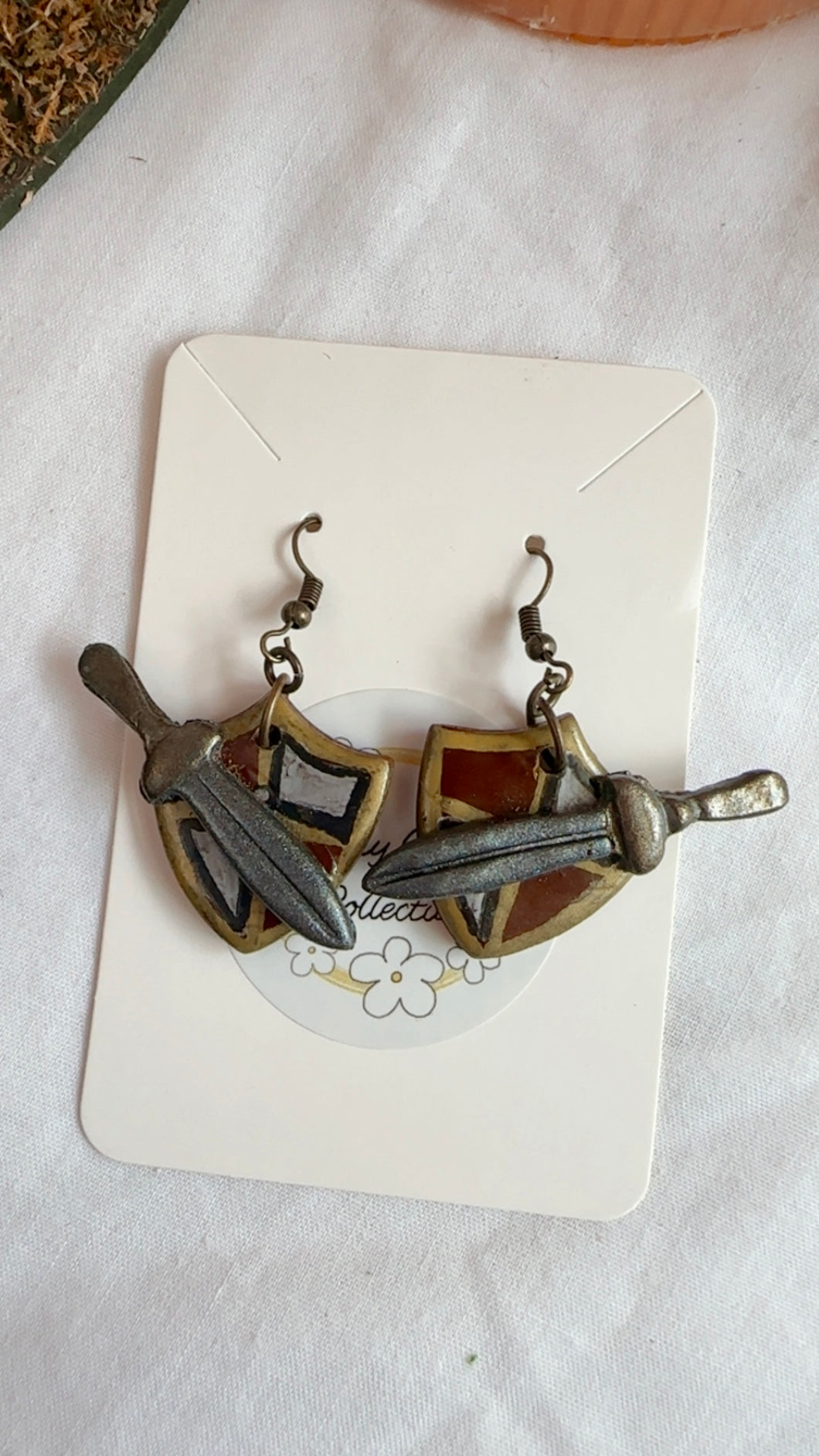 Sword and Shield Earrings