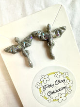 Load image into Gallery viewer, Silver Dragon Stud Earrings
