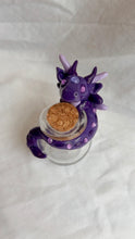 Load image into Gallery viewer, Purple Dragon figurine Potion Bottle

