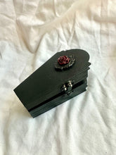 Load image into Gallery viewer, Black Coffin Trinket Box
