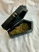 Load image into Gallery viewer, Black Coffin Trinket Box
