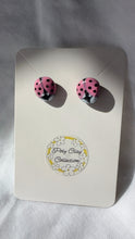 Load image into Gallery viewer, Ladybug Stud Earrings
