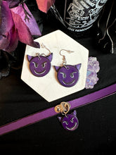 Load image into Gallery viewer, Devil Emoji Earrings
