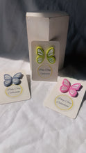 Load image into Gallery viewer, Fairy Butterfly Wing Stud Earrings
