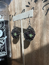 Load image into Gallery viewer, Hellebore Flower Frame Earrings
