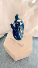 Load image into Gallery viewer, Blue Arctic Fox Fidget Stone
