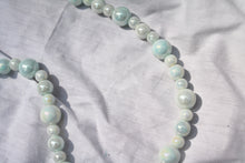 Load image into Gallery viewer, Blue Pearl Beaded Necklace with Blue Seashell
