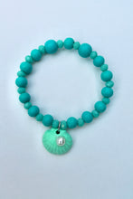 Load image into Gallery viewer, Green Shell Turquoise Beaded Bracelet
