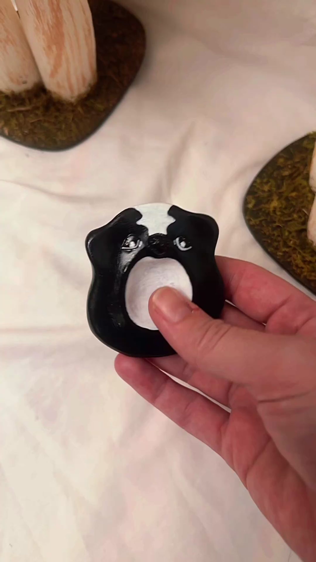 Skunk Fidget Stone