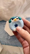 Load and play video in Gallery viewer, Blue Penguin Fidget Stone
