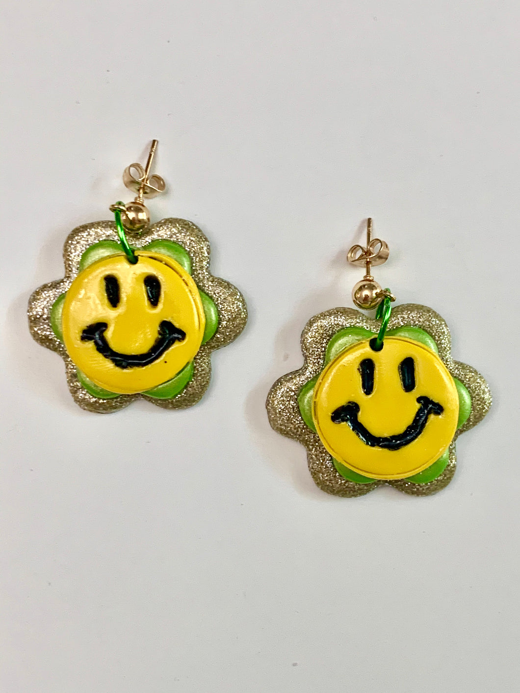 Smiley Flower Earrings