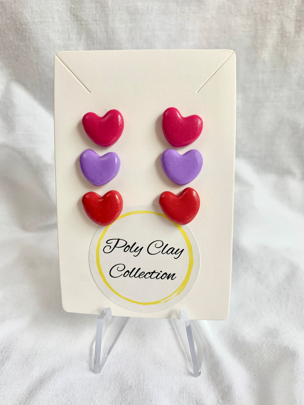 Triple Heart Stud Pack