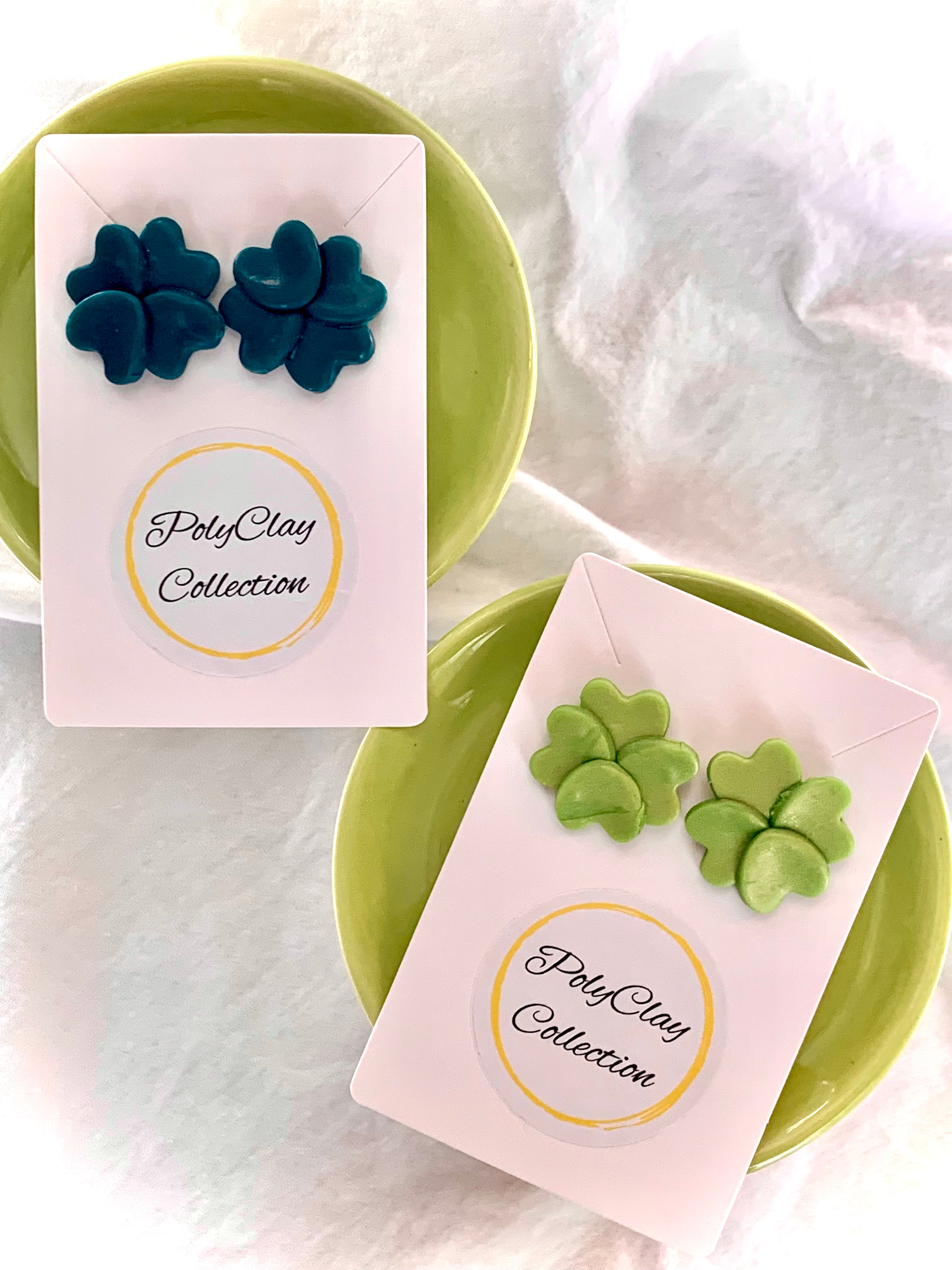 Clover Studs – Poly Clay Collection