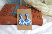 Load image into Gallery viewer, Blue Western Earrings
